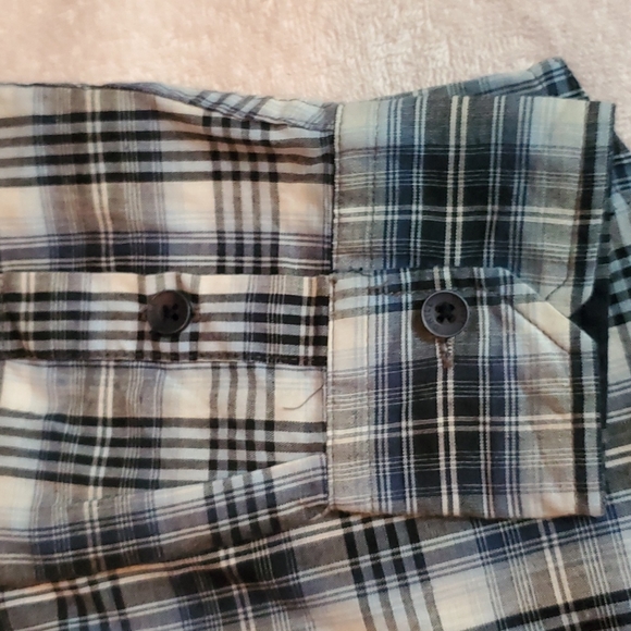 Drill Company Boys Plaid Shirt-Long Elbow Patch Sleeves-EUC-M (10/12) - Picture 7 of 9